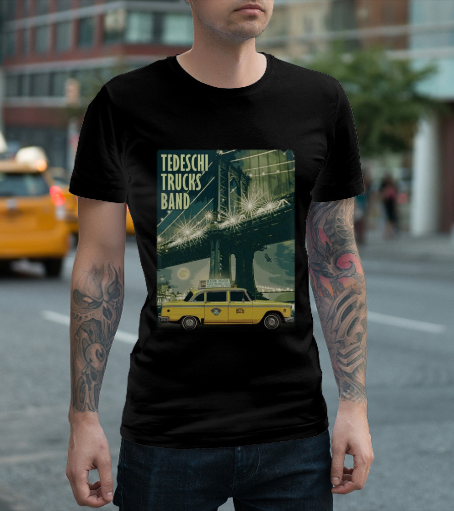Tedeschi Trucks Band Beacon Theatre New York 2026 March 18 20 21 Week 2 Taxi Bridge T-Shirt