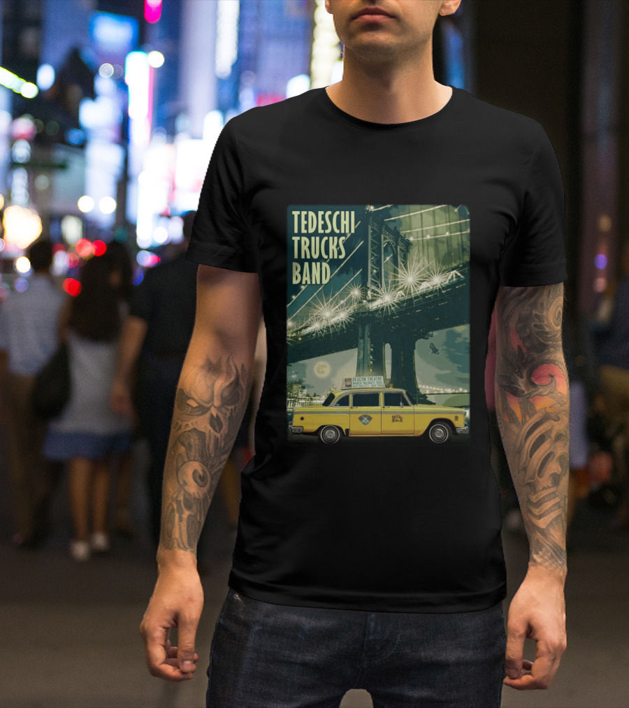 Tedeschi Trucks Band Beacon Theatre New York 2026 March 18 20 21 Week 2 Taxi Bridge T-Shirt