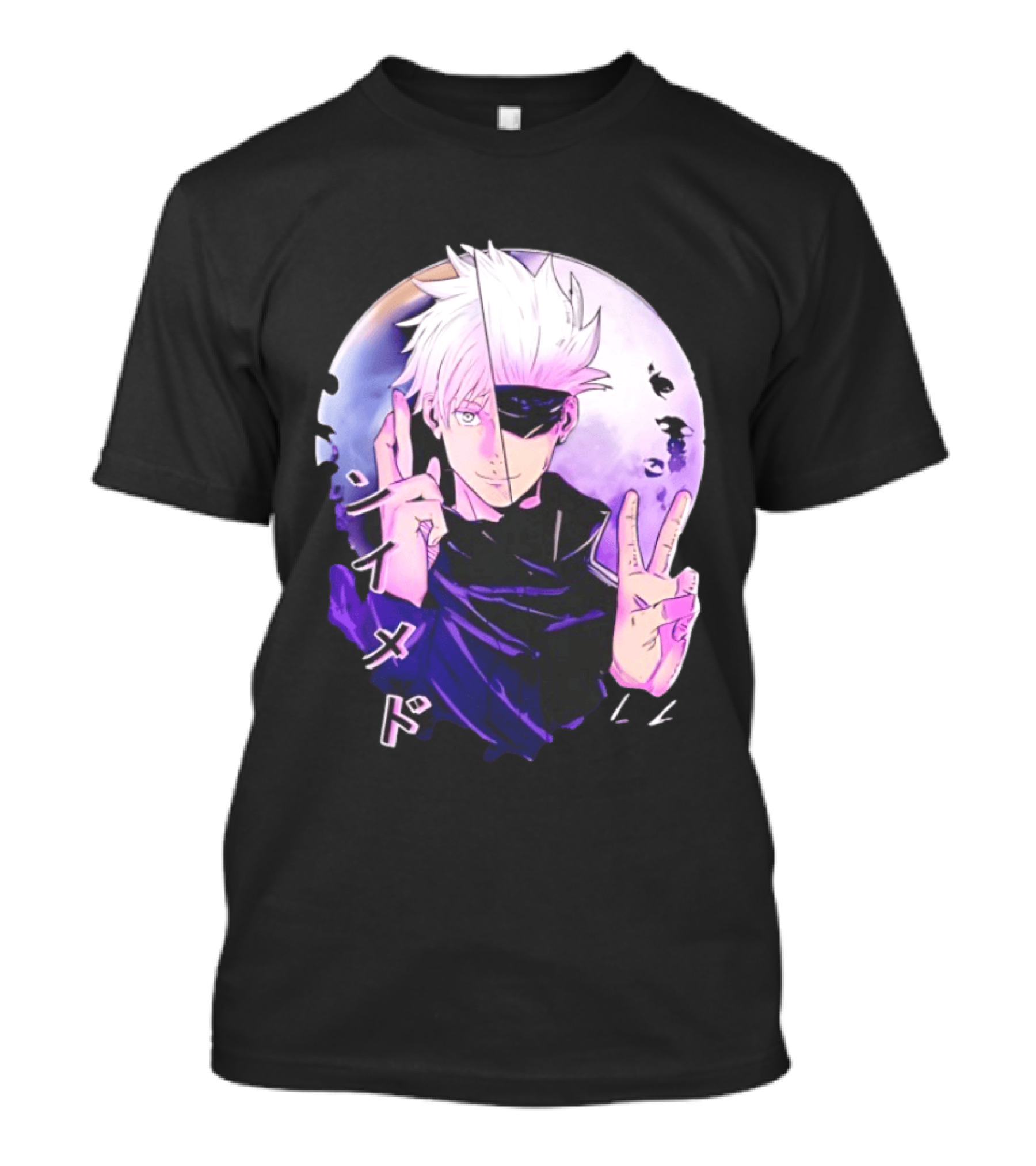 Gojo Satoru Jujutsu Kaisen Mystical Warrior Moon Anime Aesthetic T-Shirt