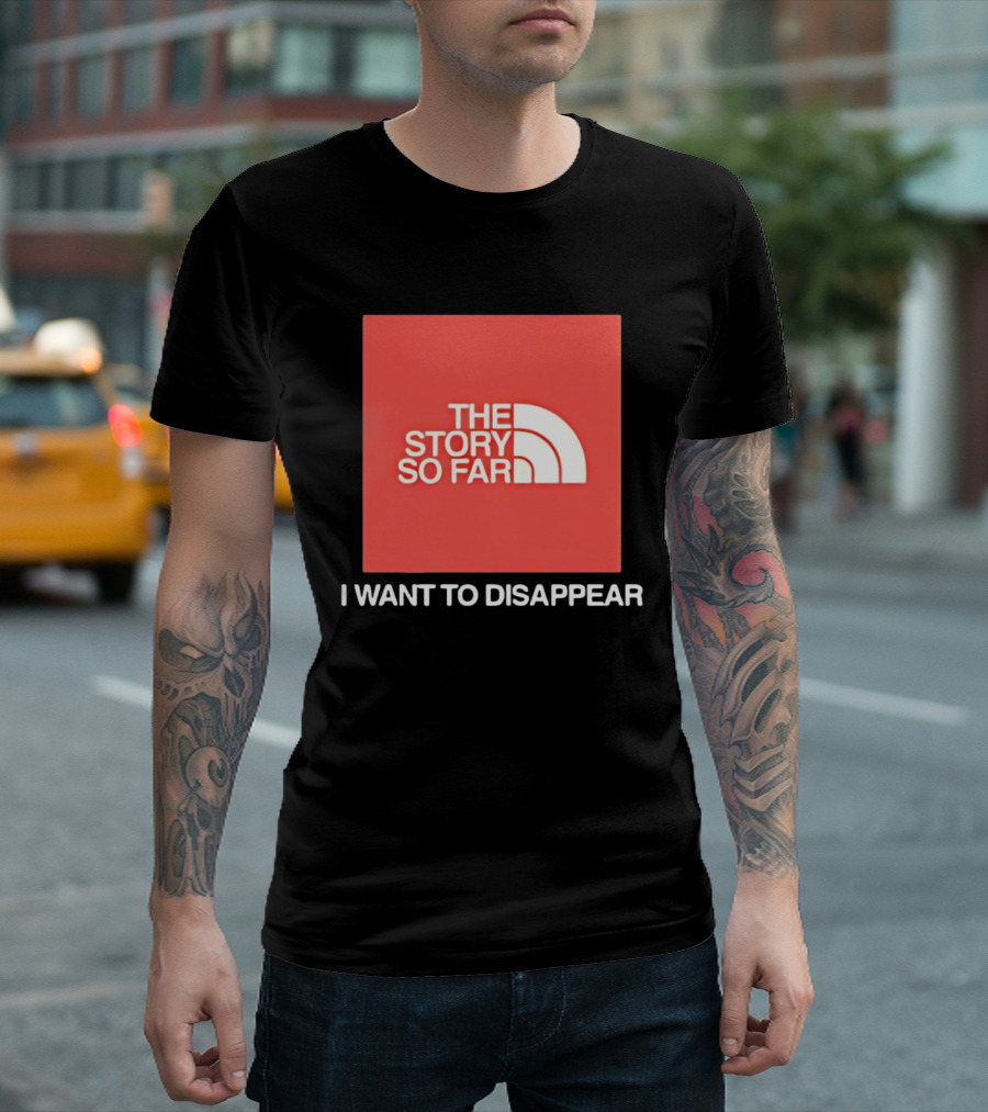 The Story So Far I Want To Disappear Red And White T-Shirt