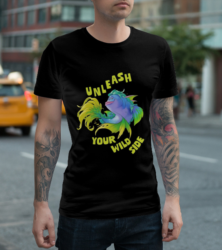 Unleash Your Wild Side Vibrant Fish Adventure T-Shirt