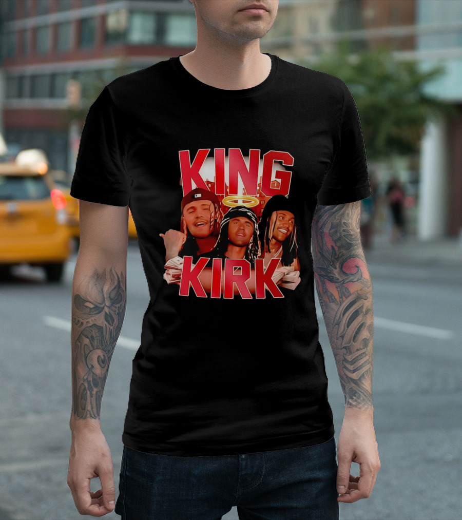 King Kirk Halo Three Expressions T-Shirt