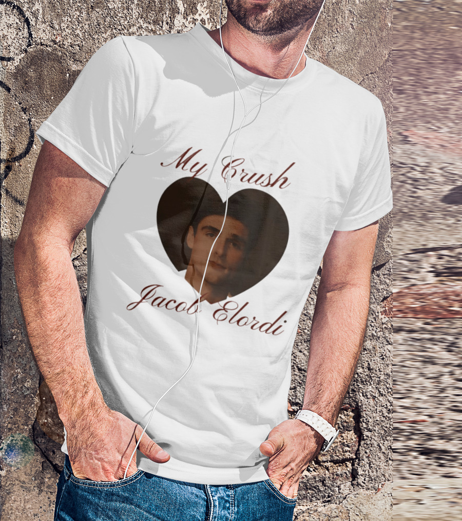 My Crush Jacob Elordi Heart T-Shirt