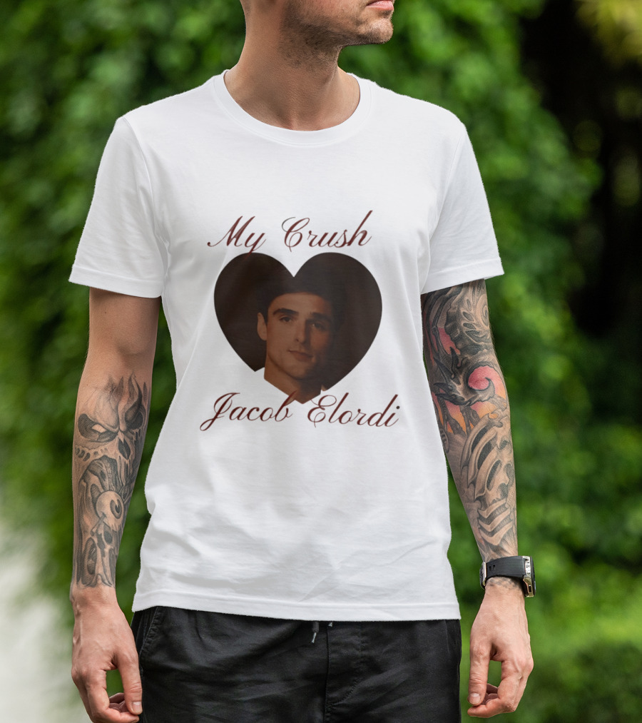 My Crush Jacob Elordi Heart T-Shirt