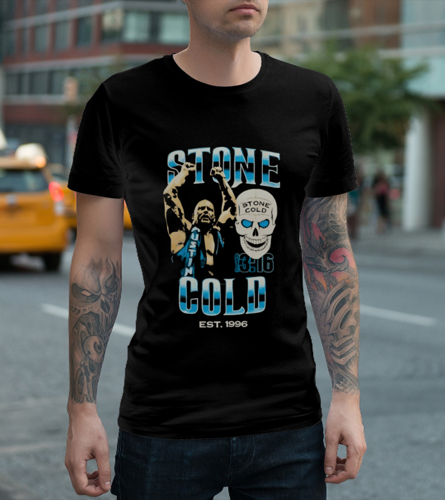 Stone Cold Steve Austin 3 16 Skull Est 1996 T-Shirt