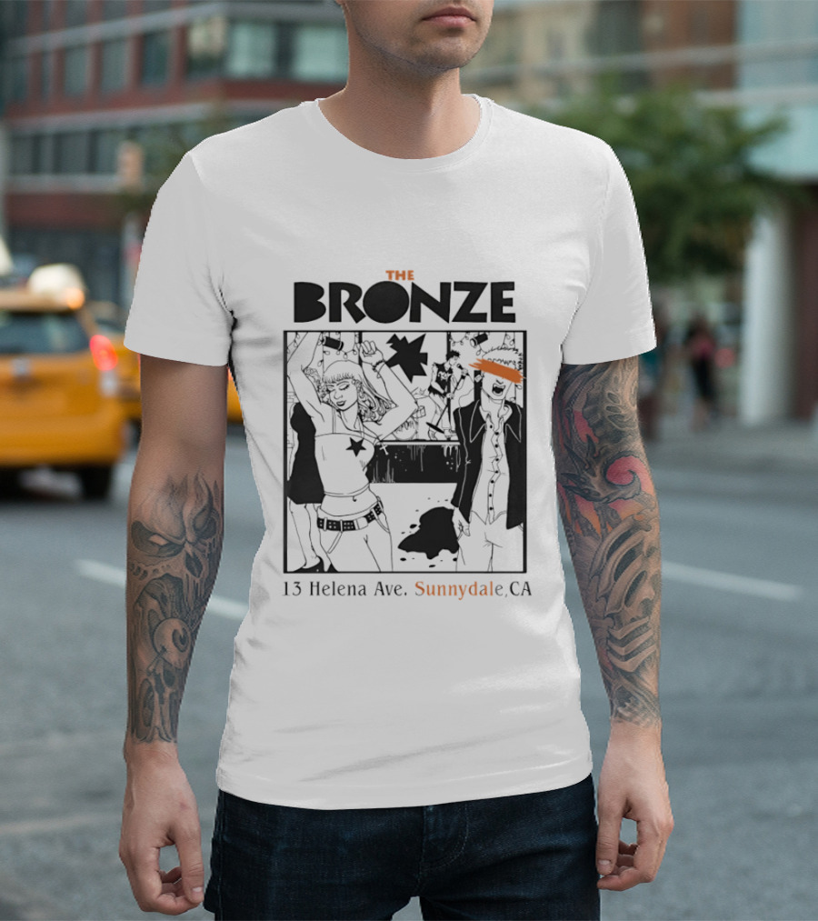 The Bronze 13 Helena Ave Sunnydale CA Party Scene T-Shirt
