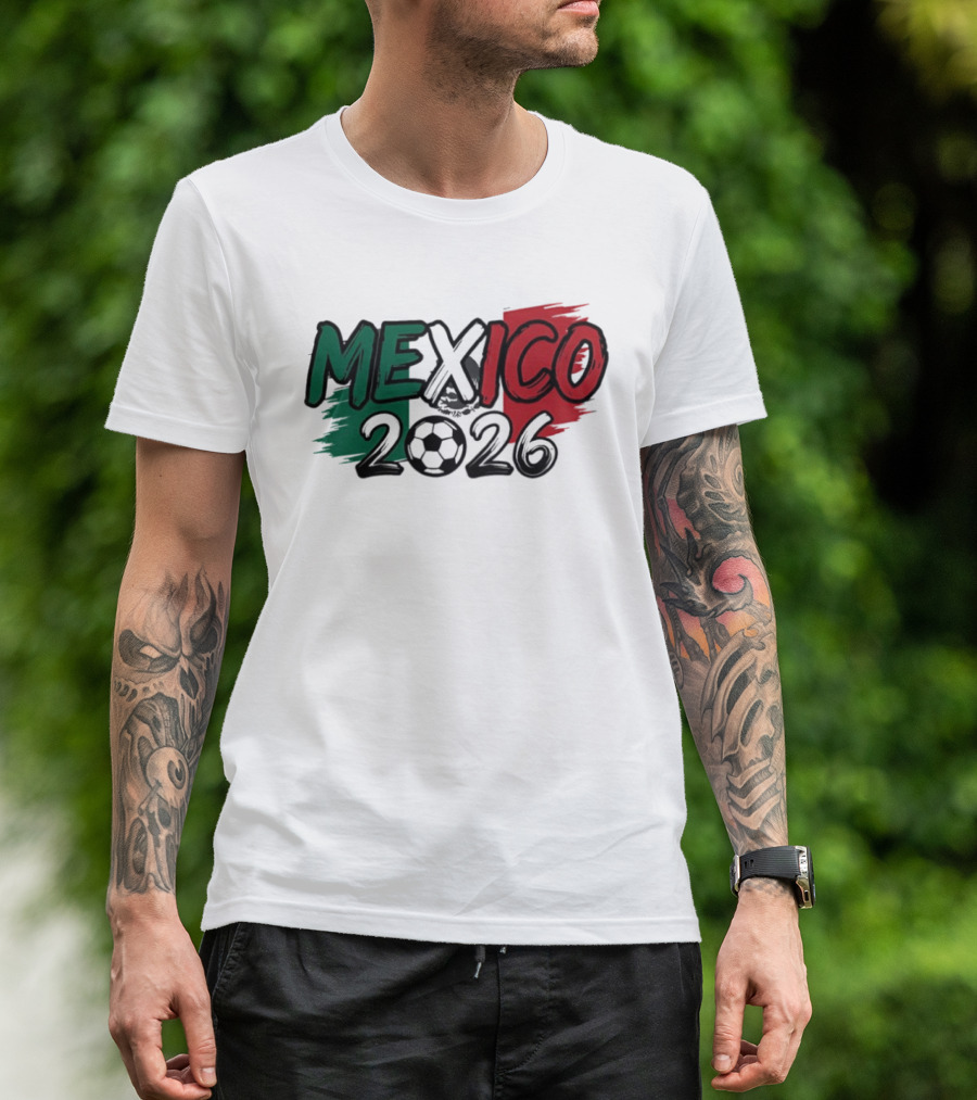 Mexico 2026 Soccer Fan Celebration National Team T-Shirt