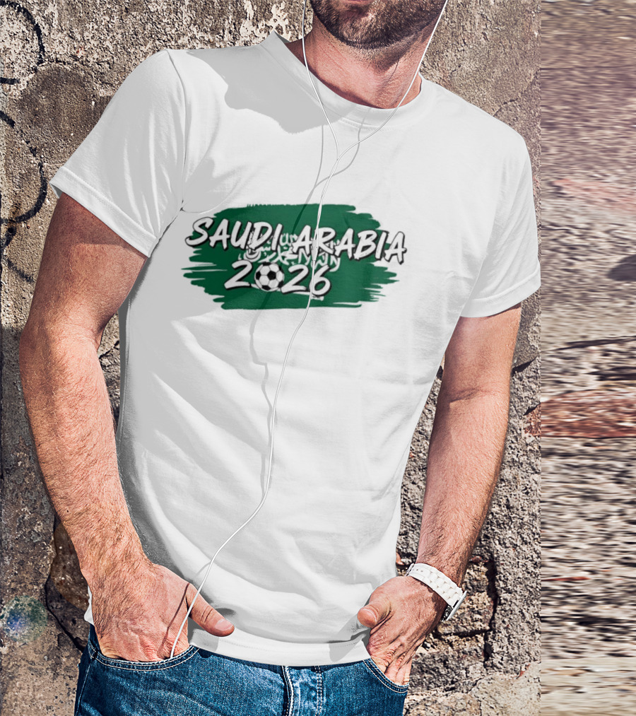 Saudi Arabia 2026 Soccerball T-Shirt