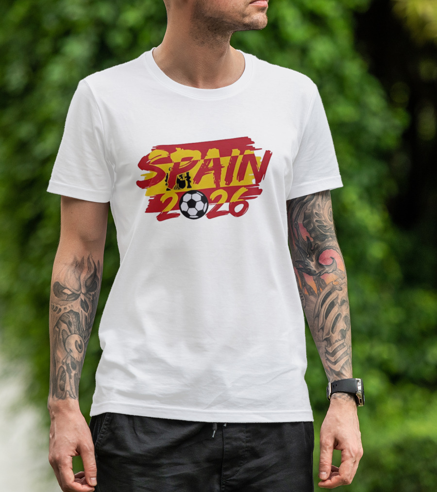 Spain 2026 World Cup Soccer Football Team T-Shirt