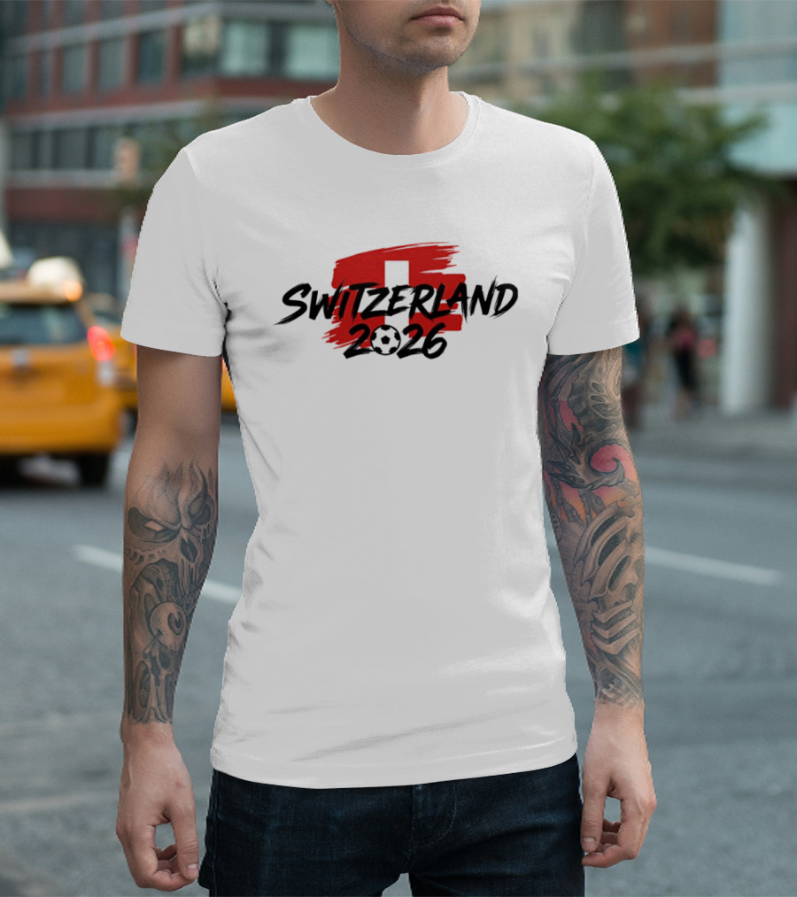Switzerland 2026 Football World Cup Team Soccer T-Shirt