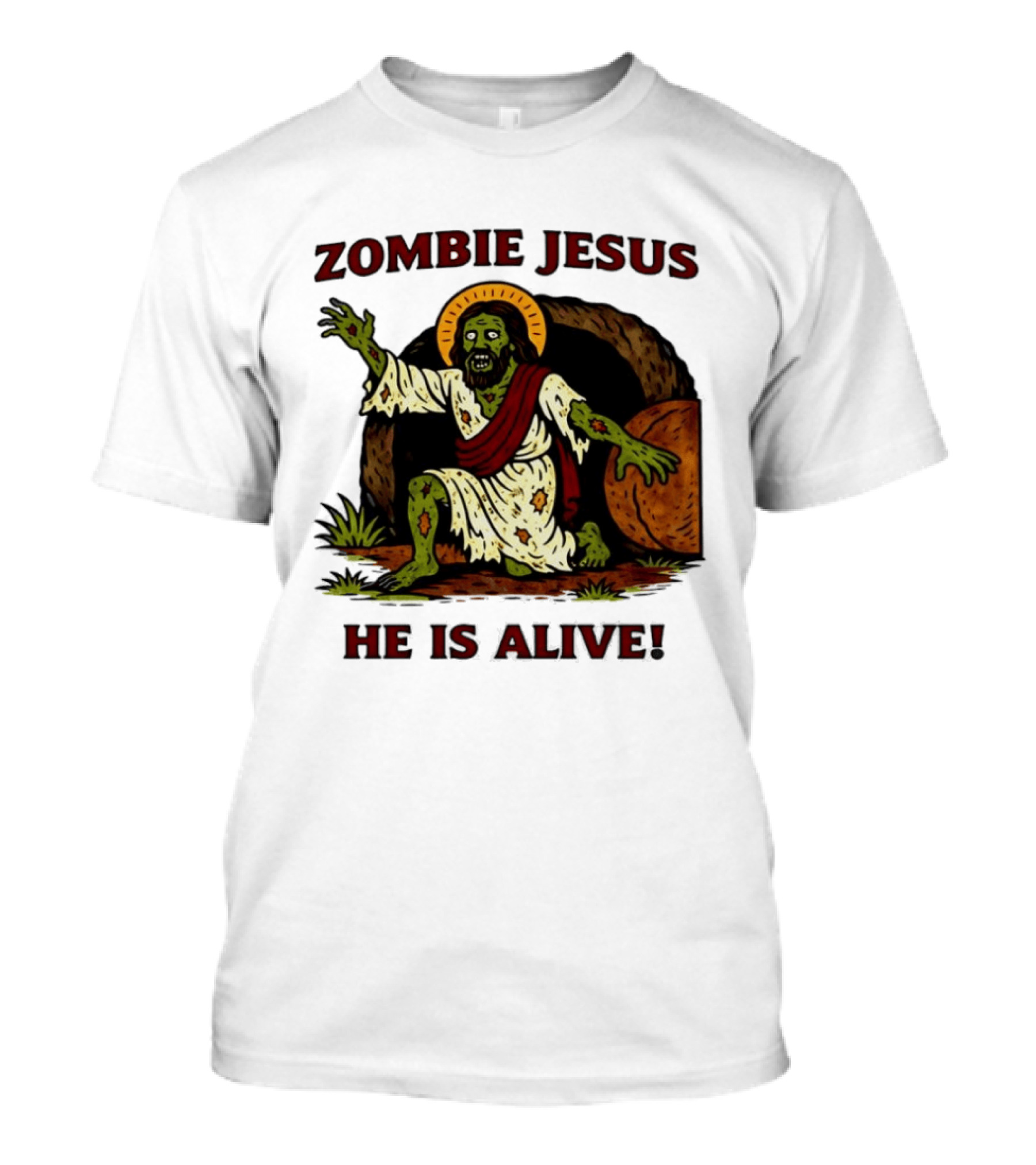 Zombie Jesus He Is Alive Resurrection Meme T-Shirt
