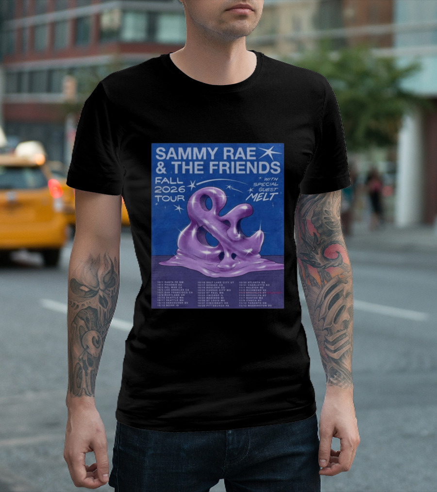 Sammy Rae & The Friends Fall 2026 Tour With Special Guest Melt T-Shirt