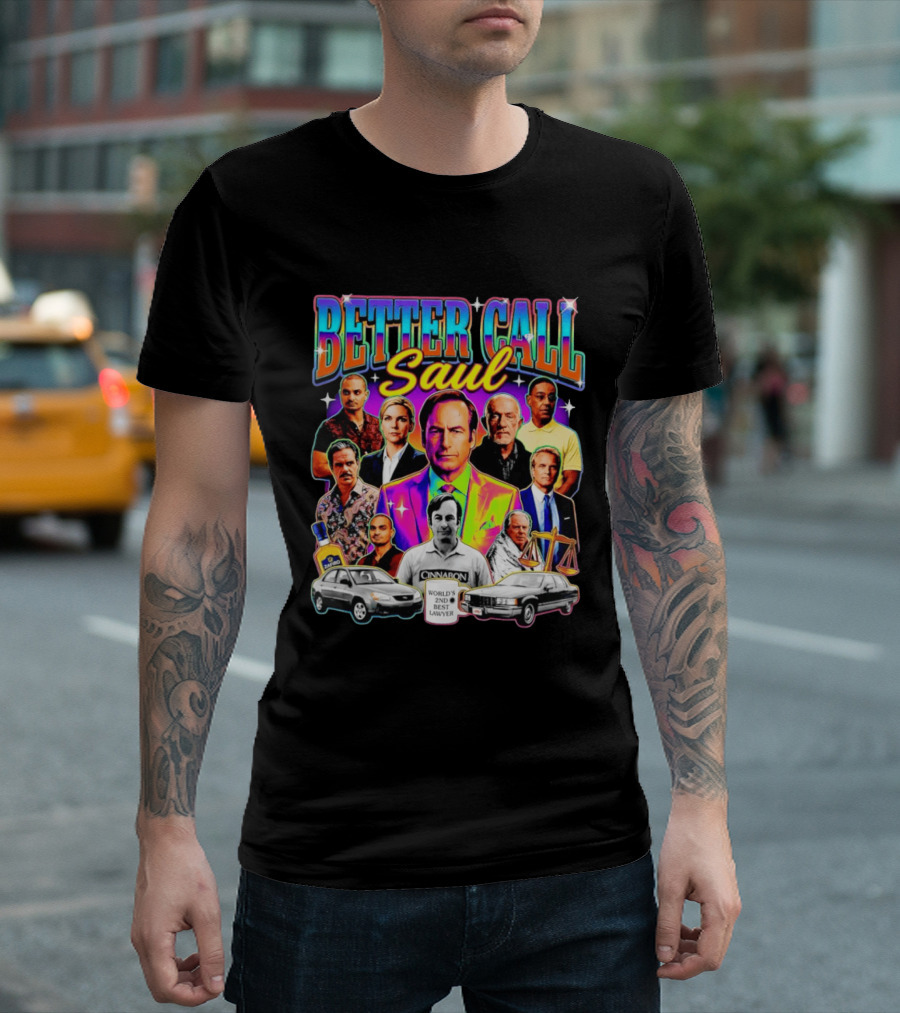 Better Call Saul Breaking Bad Characters Jimmy McGill Kim Wexler Mike Gus T-Shirt