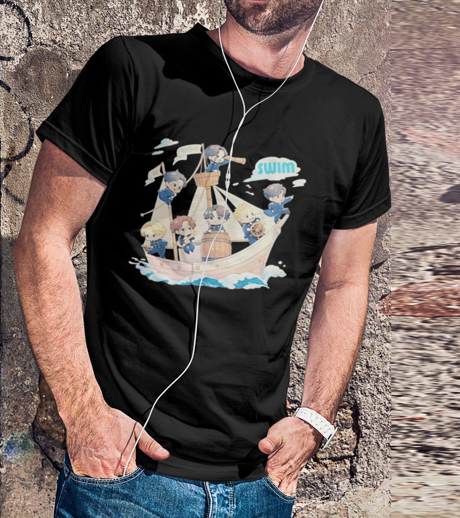 BTS Arirang World Tour Swim Track Sailboat Adventure T-Shirt