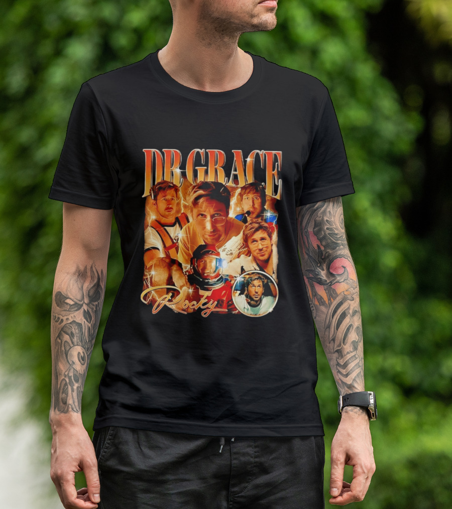 Dr Grace Rocky Ryan Gosling Space Adventure T-Shirt
