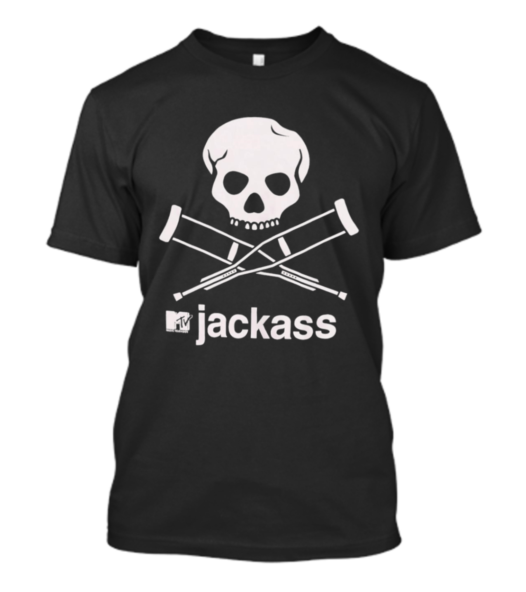 Jackass MTV Skull Crutches T-Shirt