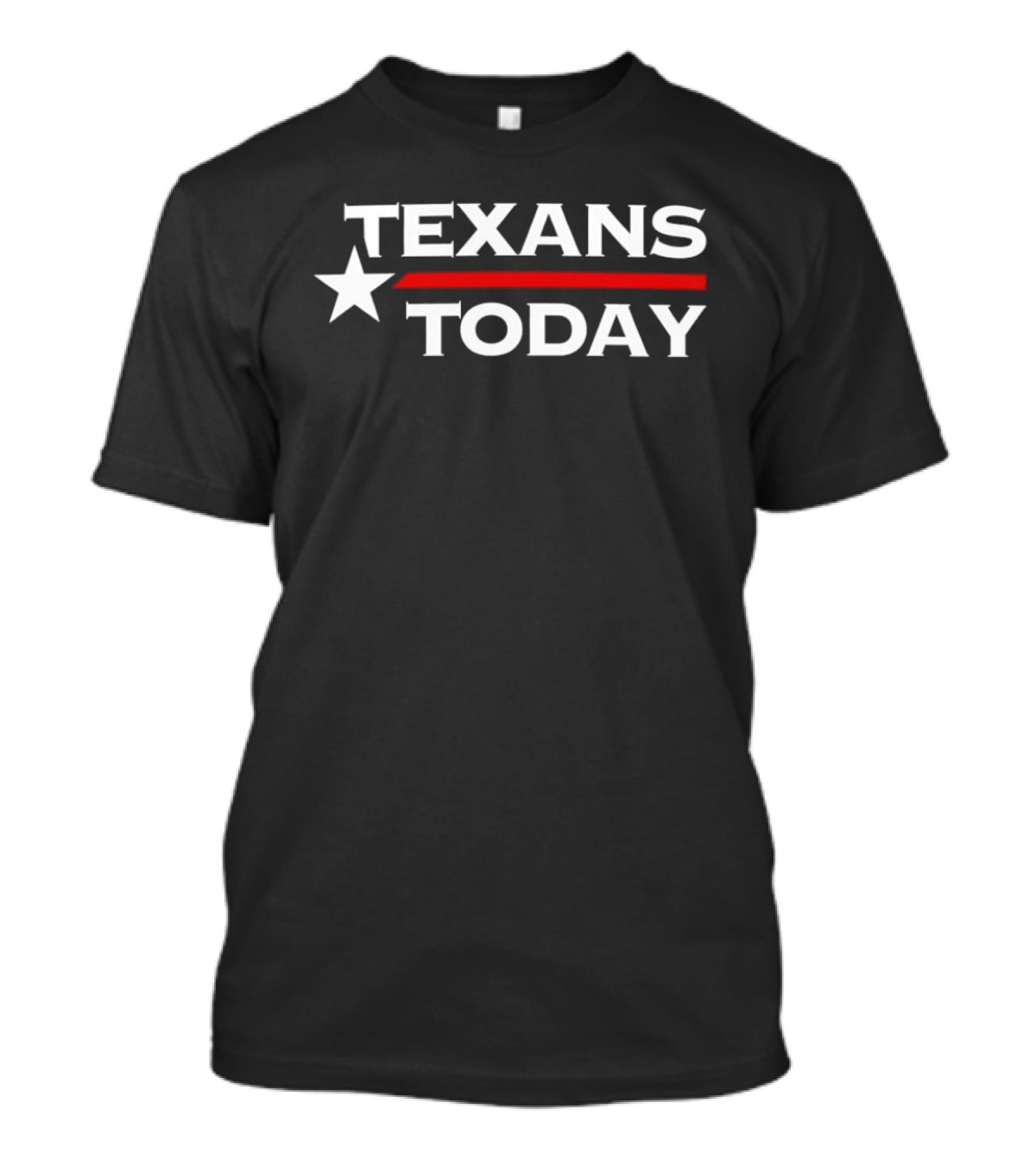 Texans Today Star Red Line T-Shirt