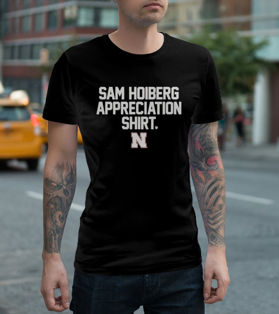 Sam Hoiberg Appreciation Nebraska Basketball N T-Shirt