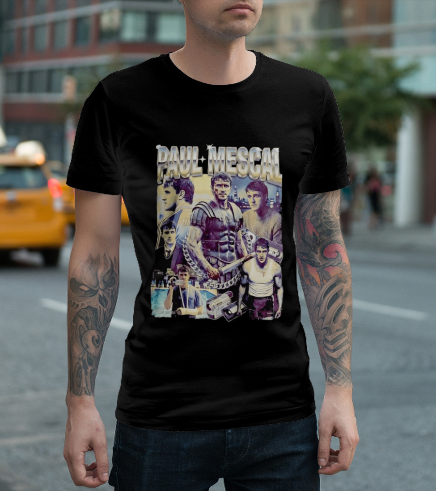 Paul Mescal Gladiator Aftersun Actor Film T-Shirt
