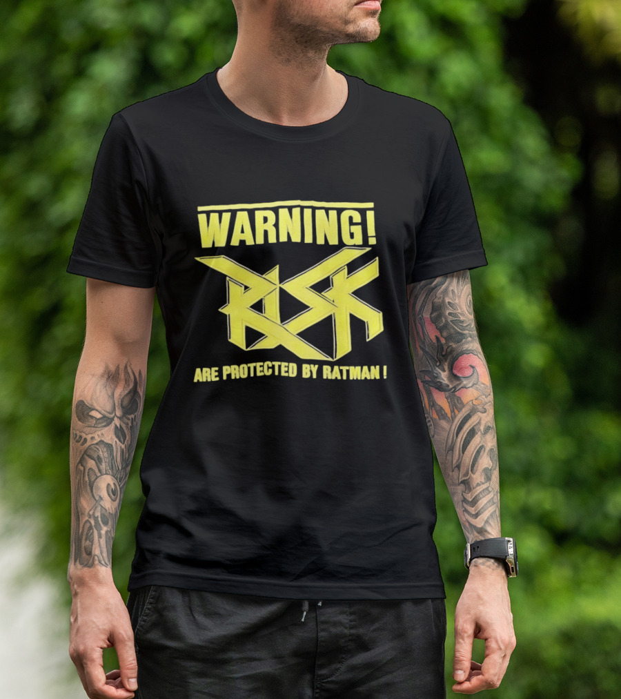 WARNING Risk Are Protected By Ratman T-Shirt