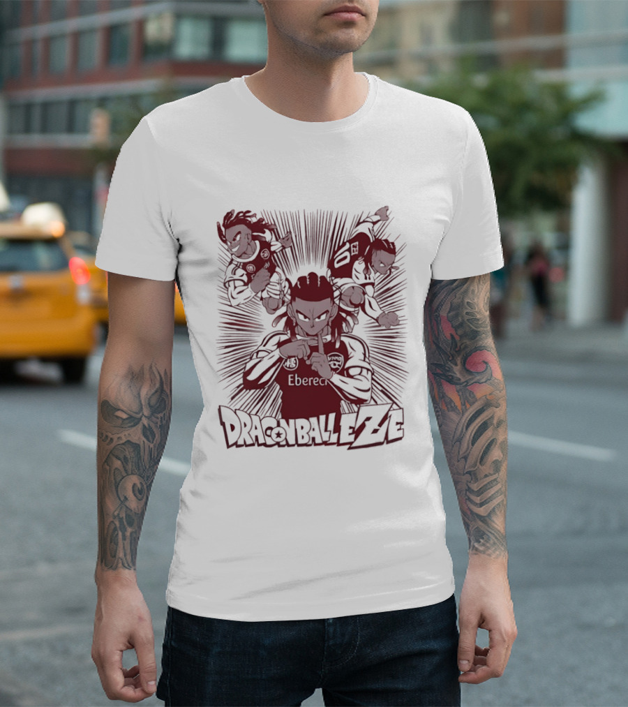 Dragon Ball Z Eberechi Eze Arsenal Player Fusion T-Shirt