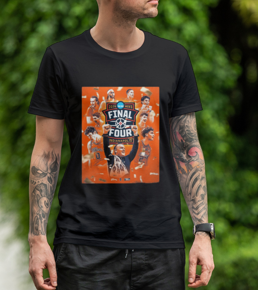 Illinois Fighting Illini 2026 Final Four Indianapolis Celebration T-Shirt