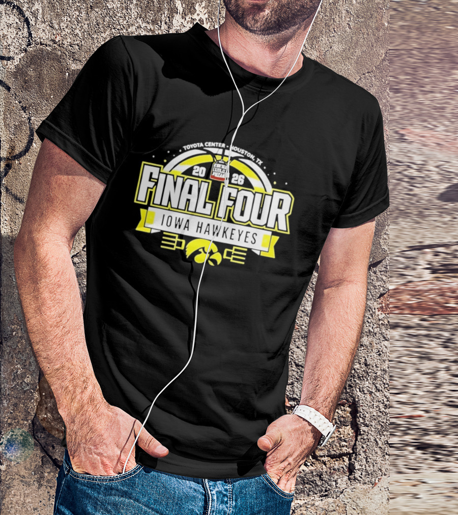 Iowa Hawkeyes NCAA Basketball Final Four 2026 March Madness Arch Madness T-Shirt