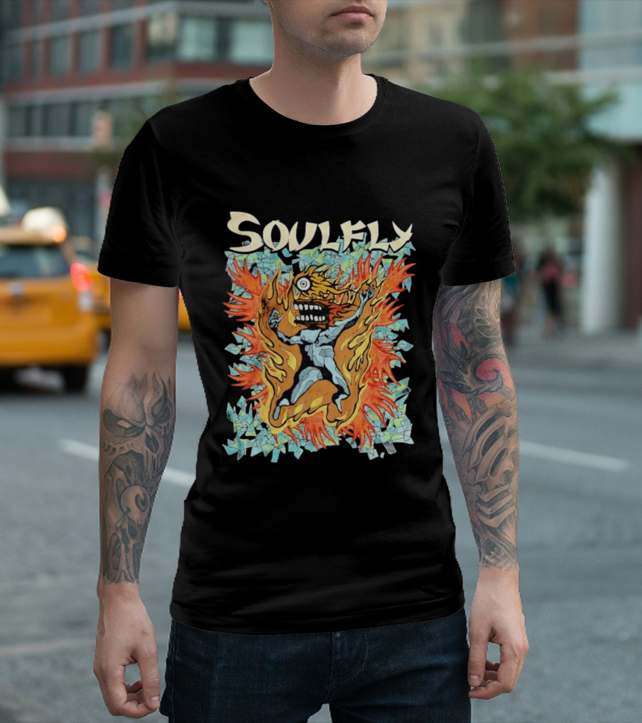 Soufly Gor Gor Strikes Back Tour 2026 Storm The Gates Fire Figure T-Shirt