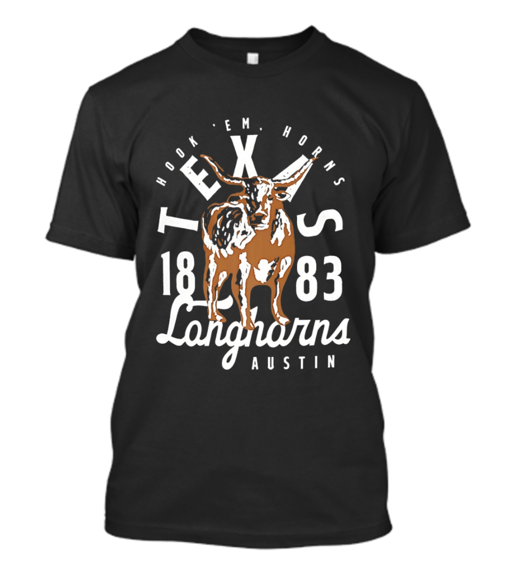 Texas Longhorns 1883 Hook 'Em Horns Longhorns Austin T-Shirt