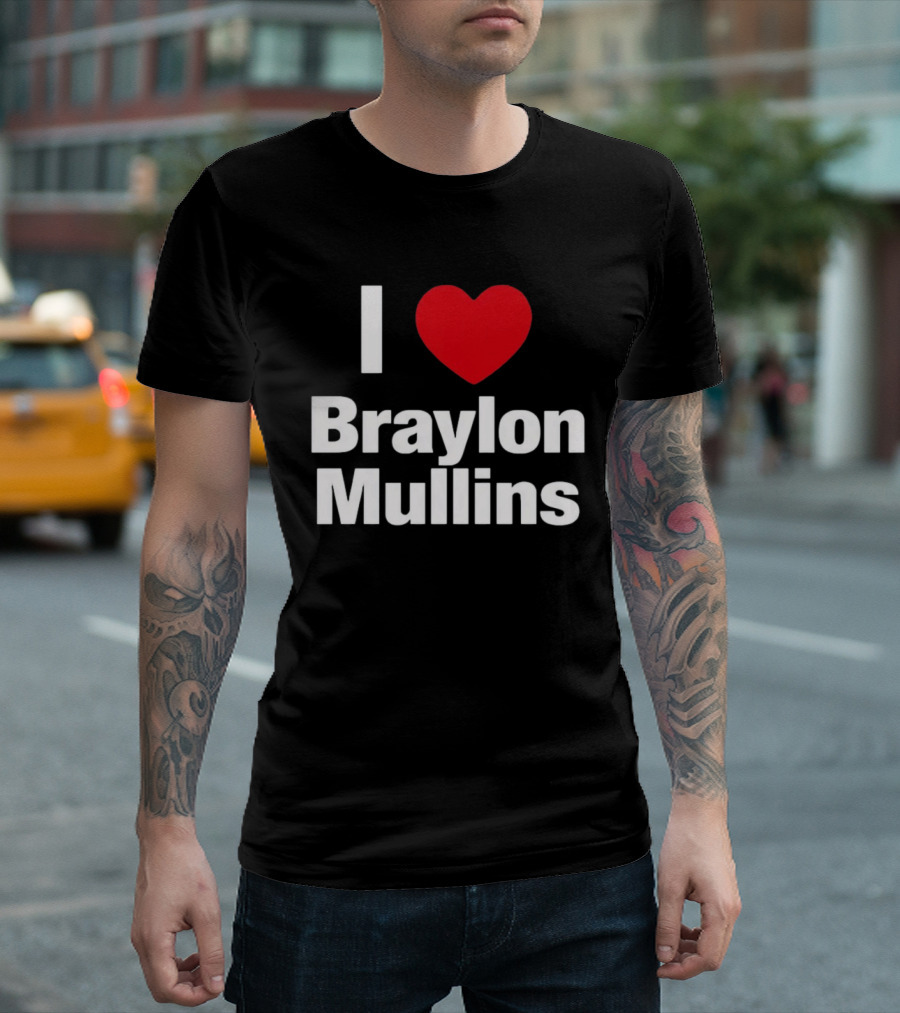 I Heart Braylon Mullins Basketball Fan Love T-Shirt