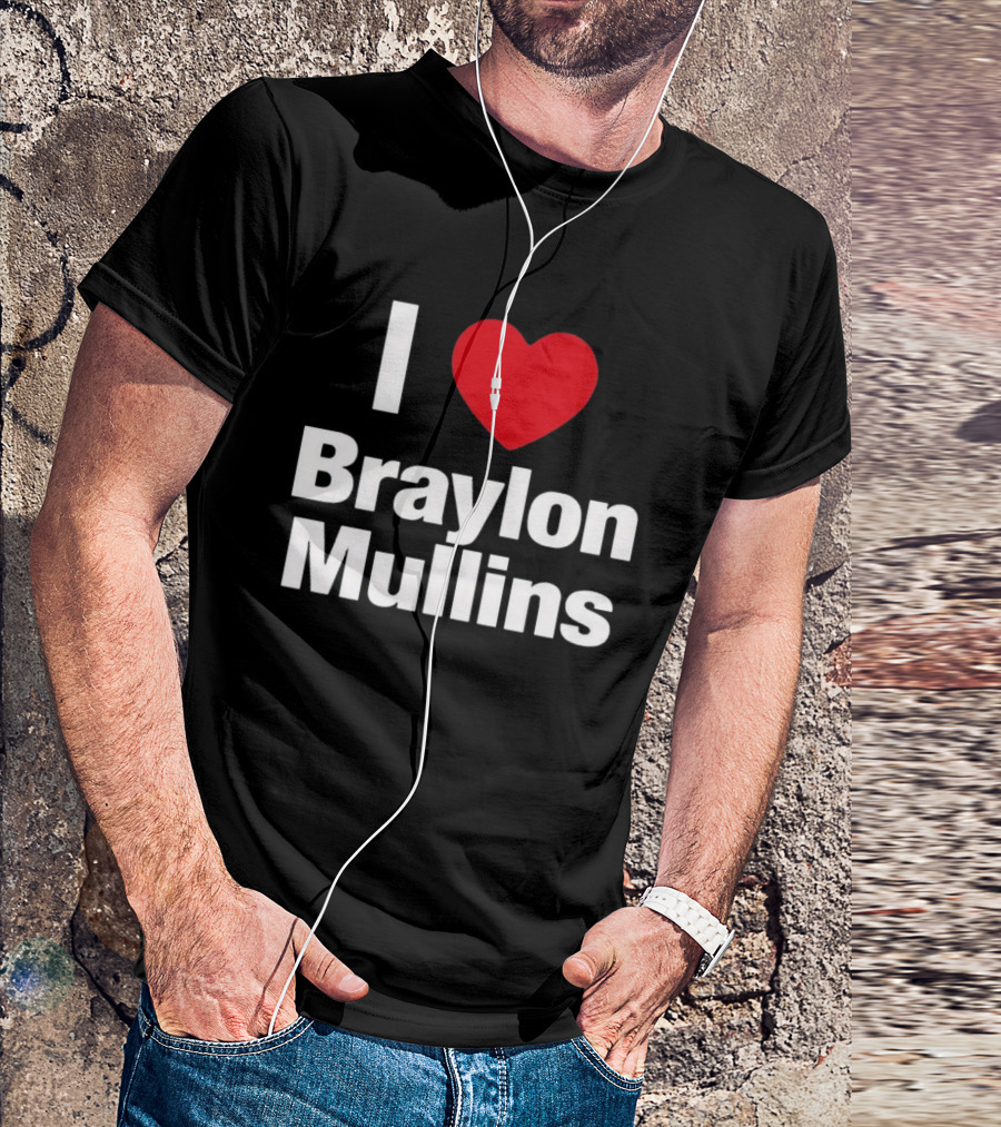 I Heart Braylon Mullins Basketball Fan Love T-Shirt