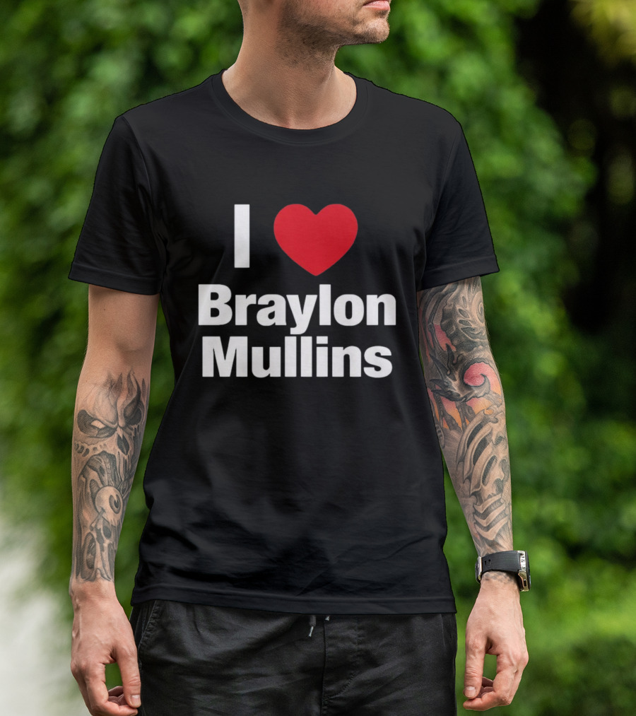 I Heart Braylon Mullins Basketball Fan Love T-Shirt