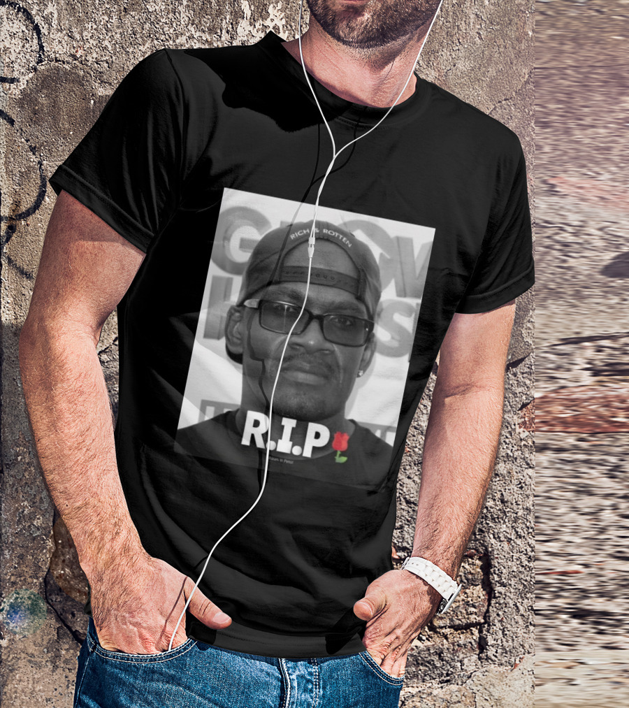 RIP Rich & Rotten Roses In PetalGrove Street Shawn Fonteno T-Shirt