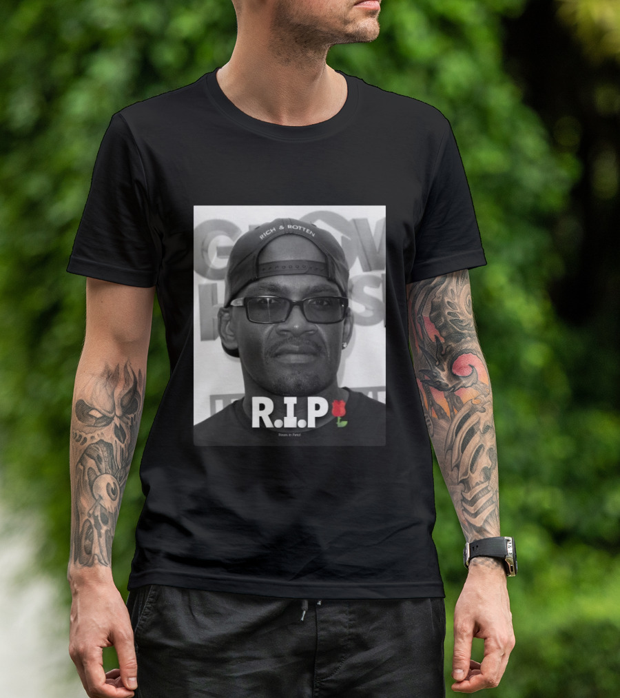 RIP Rich & Rotten Roses In PetalGrove Street Shawn Fonteno T-Shirt