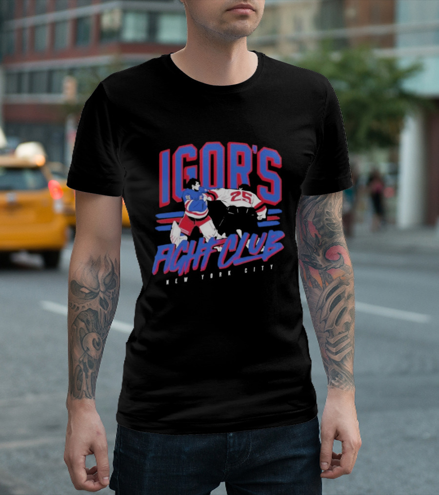 Igor's Fight Club New York City Hockey Rivalry 25 T-Shirt