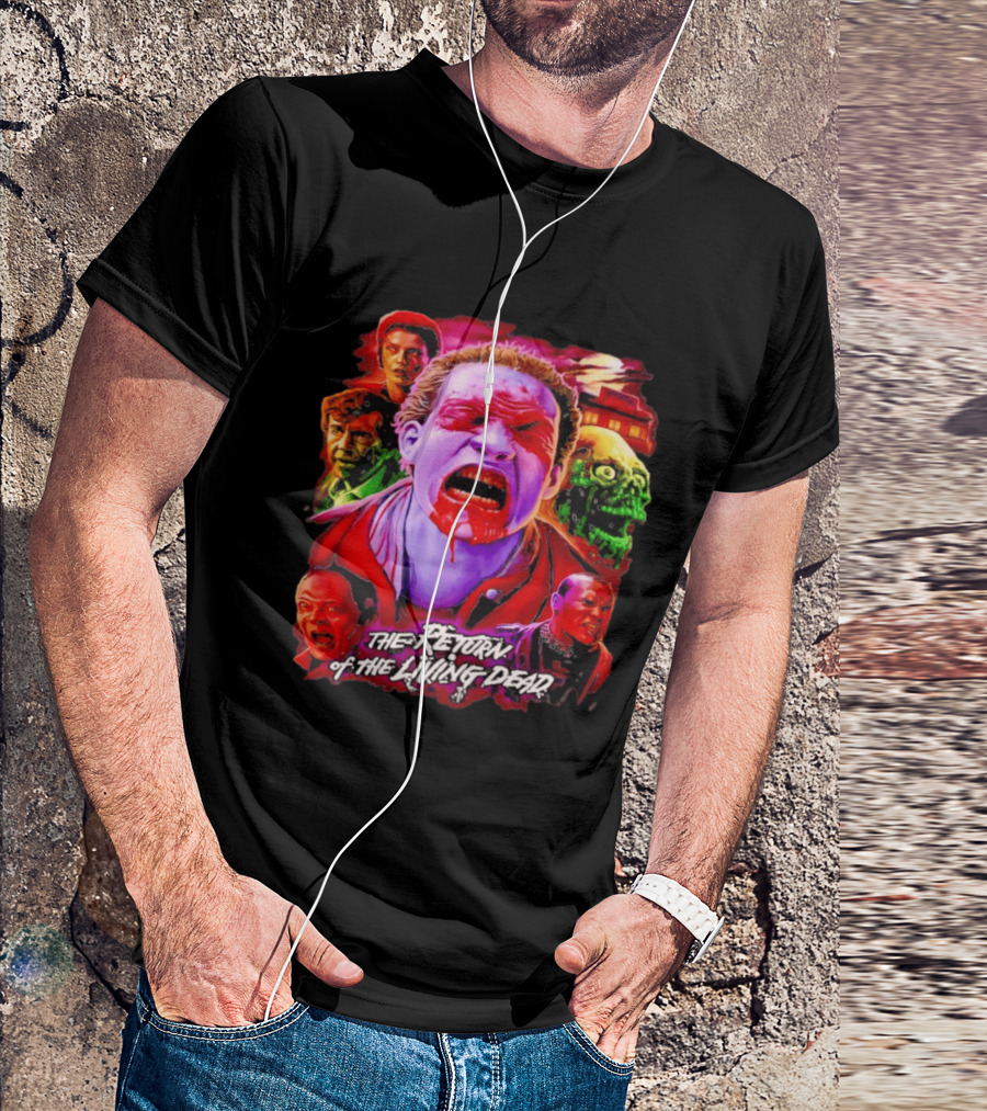 The Return Of The Living Dead I Can Smell Your Brains Horror Characters T-Shirt
