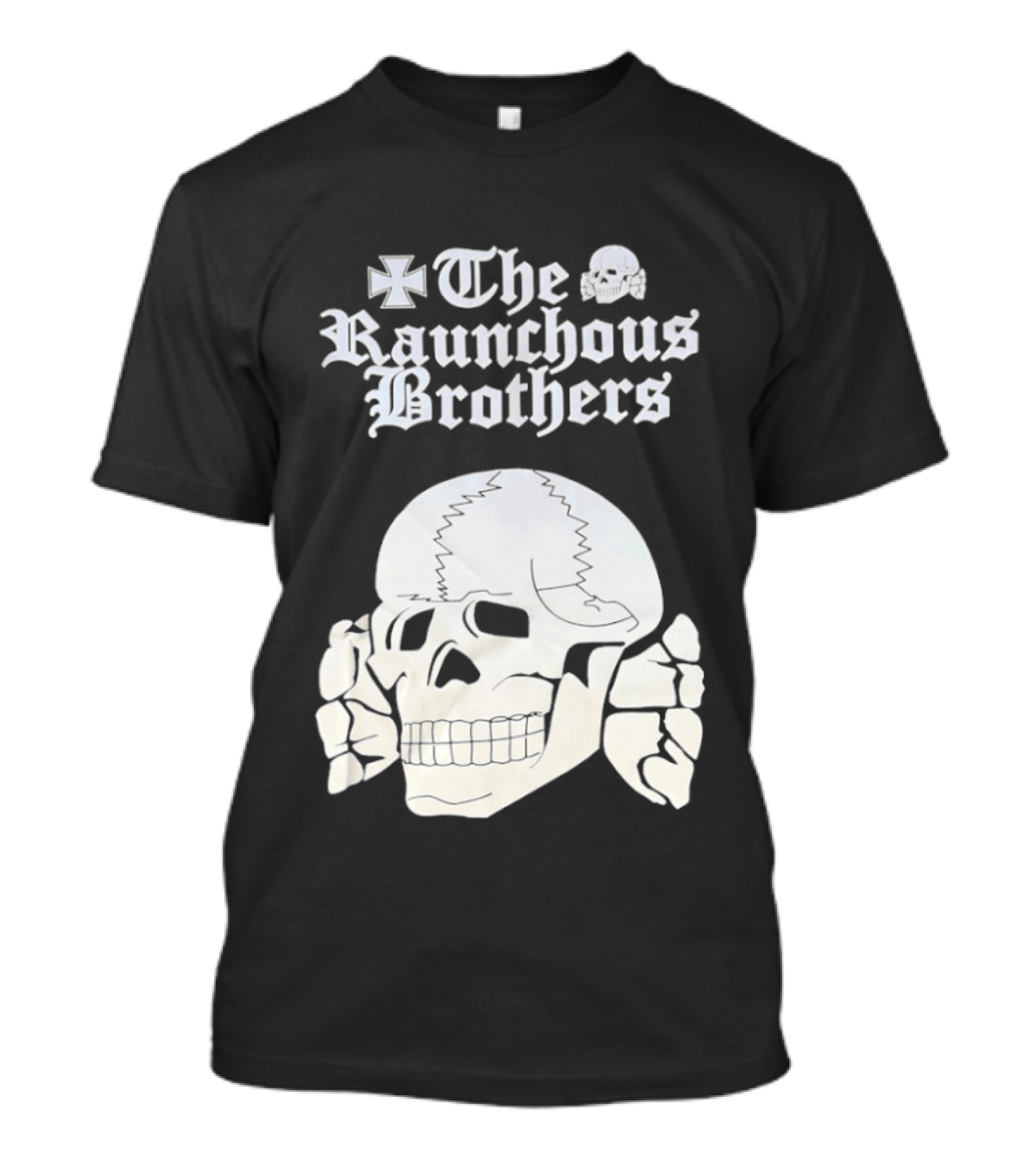 Skull The Raunchous Brothers Vintage Gothic T-Shirt