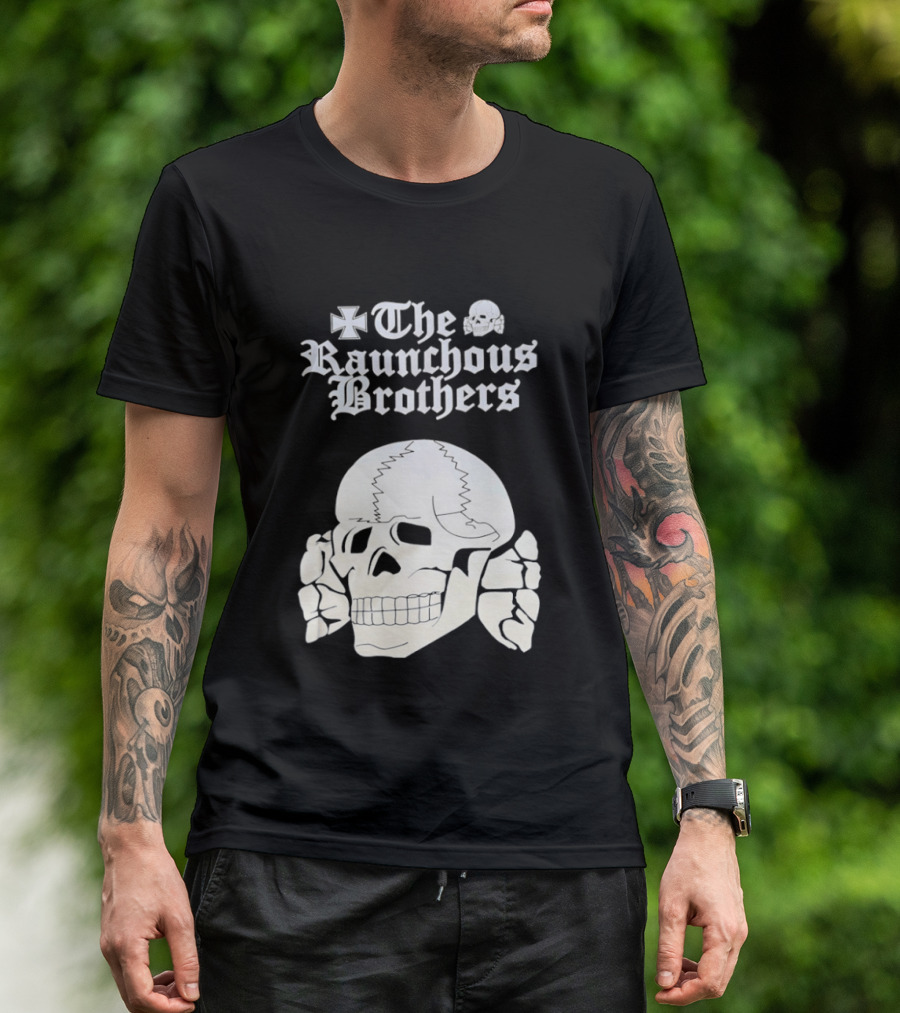 Skull The Raunchous Brothers Vintage Gothic T-Shirt