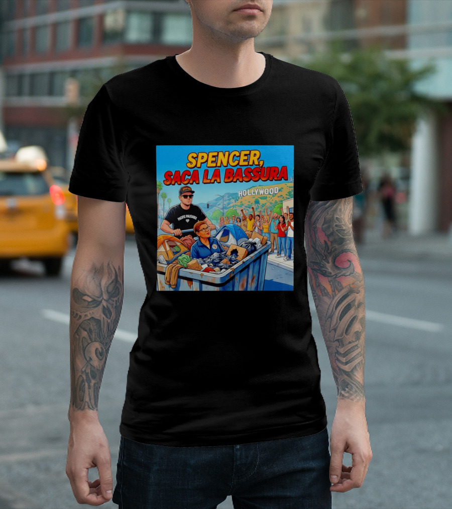 Spencer Saca La Bassura Pacific Palisades Hollywood Scene T-Shirt