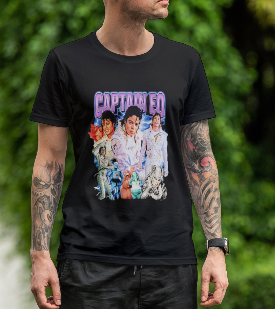 Captain EO Michael Jackson Sci Fi Adventure Cast Characters T-Shirt