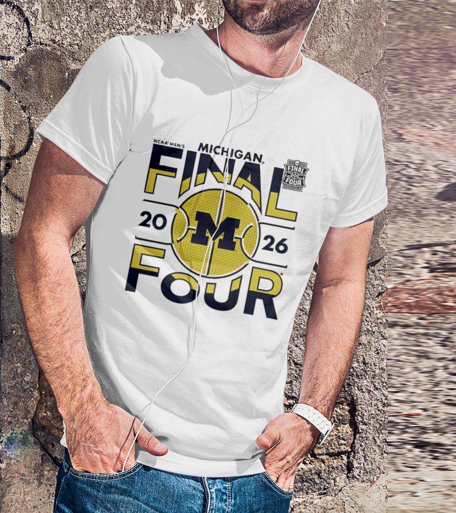Michigan Wolverines 2026 NCAA Men's Final Four March Madness T-Shirt
