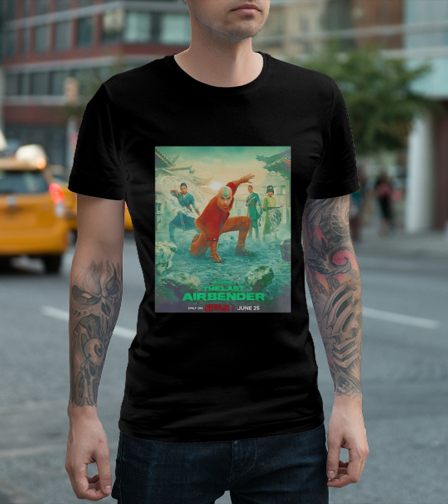 Avatar The Last Airbender Coming June 25 On Netflix T-Shirt