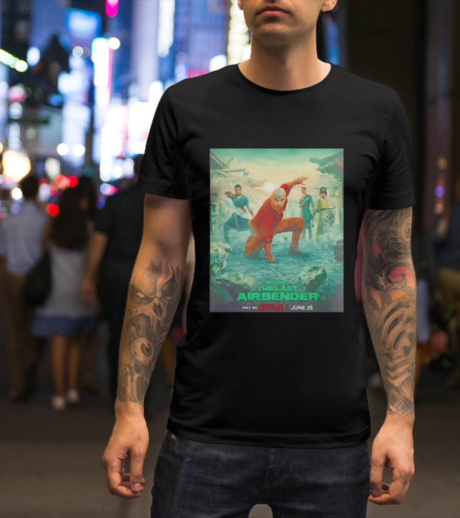 Avatar The Last Airbender Coming June 25 On Netflix T-Shirt
