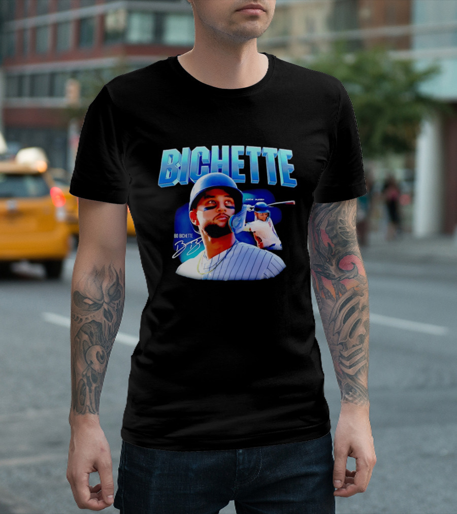 Bichette Bo Bichette Baseball Player Blue Jersey Athletic Gear T-Shirt