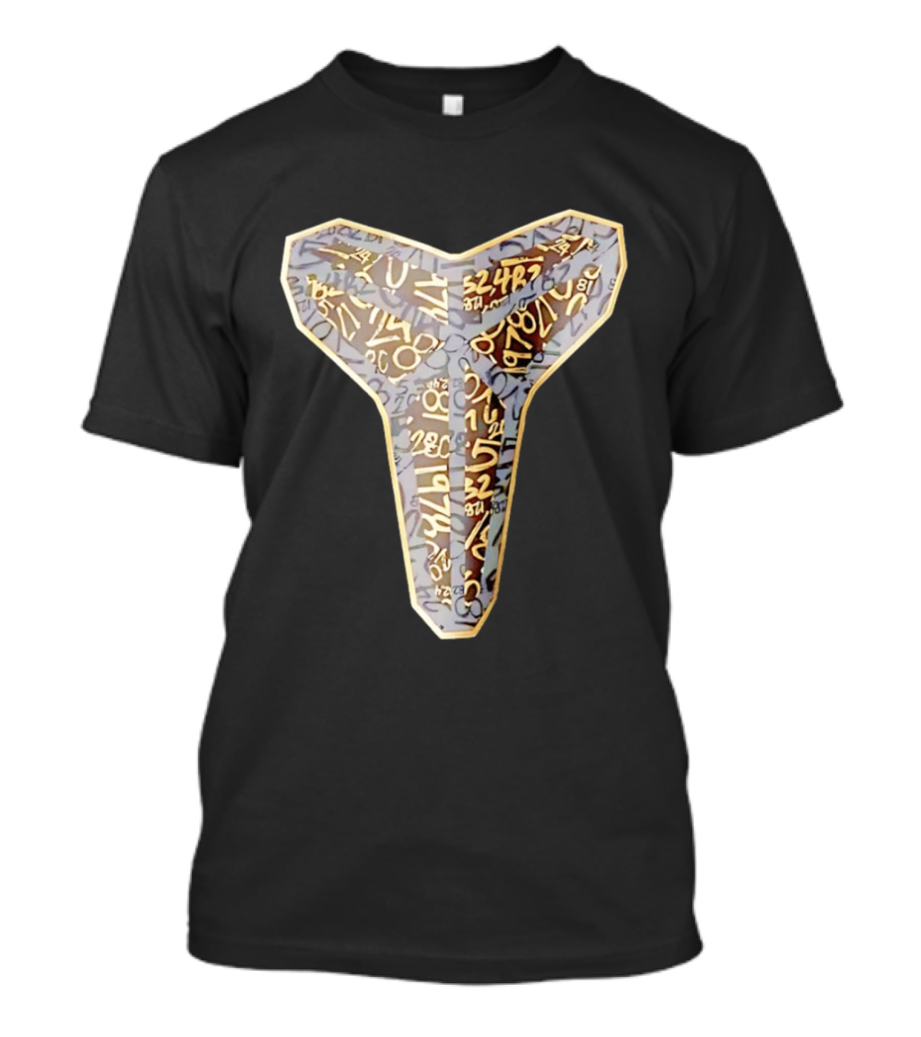 Kobe Bryant 24 8 Dri FIT Basketball Y Shaped Number T-Shirt