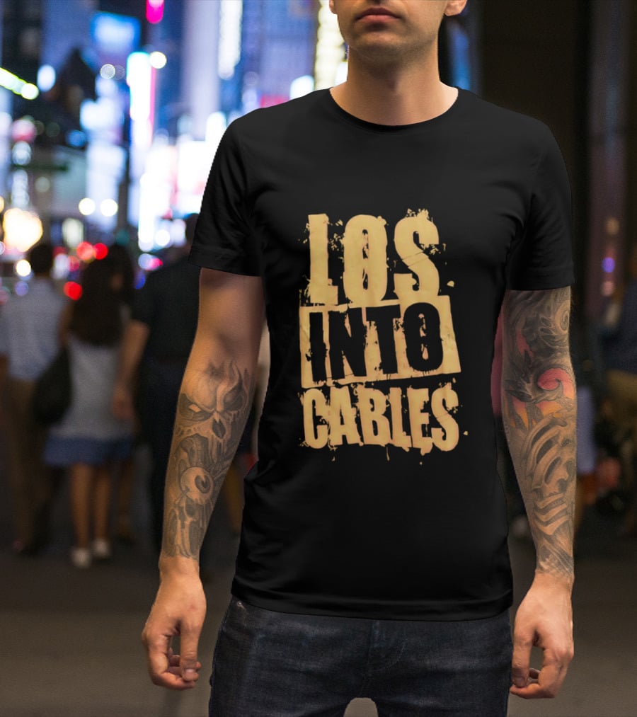 Los Into Cables Grunge T-Shirt