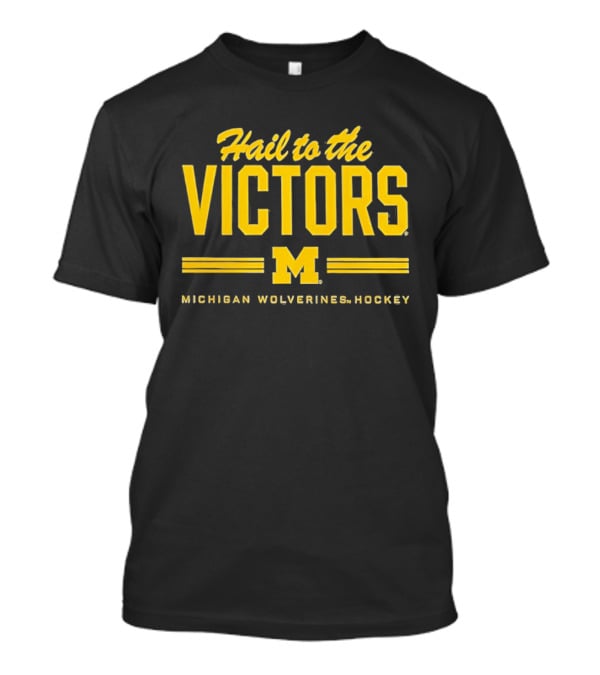 Michigan Wolverines Hockey Hail To The Victors M T-Shirt