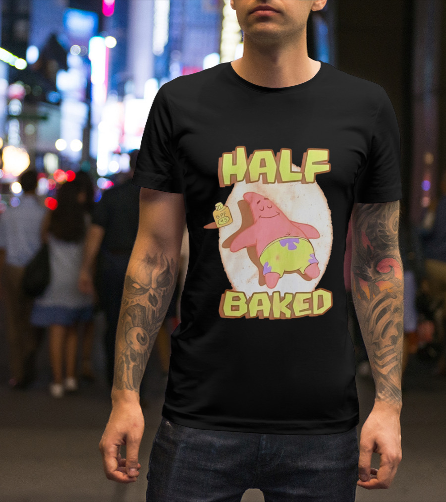 Patrick Star Half Baked SPF 45 Sunscreen Relaxation T-Shirt