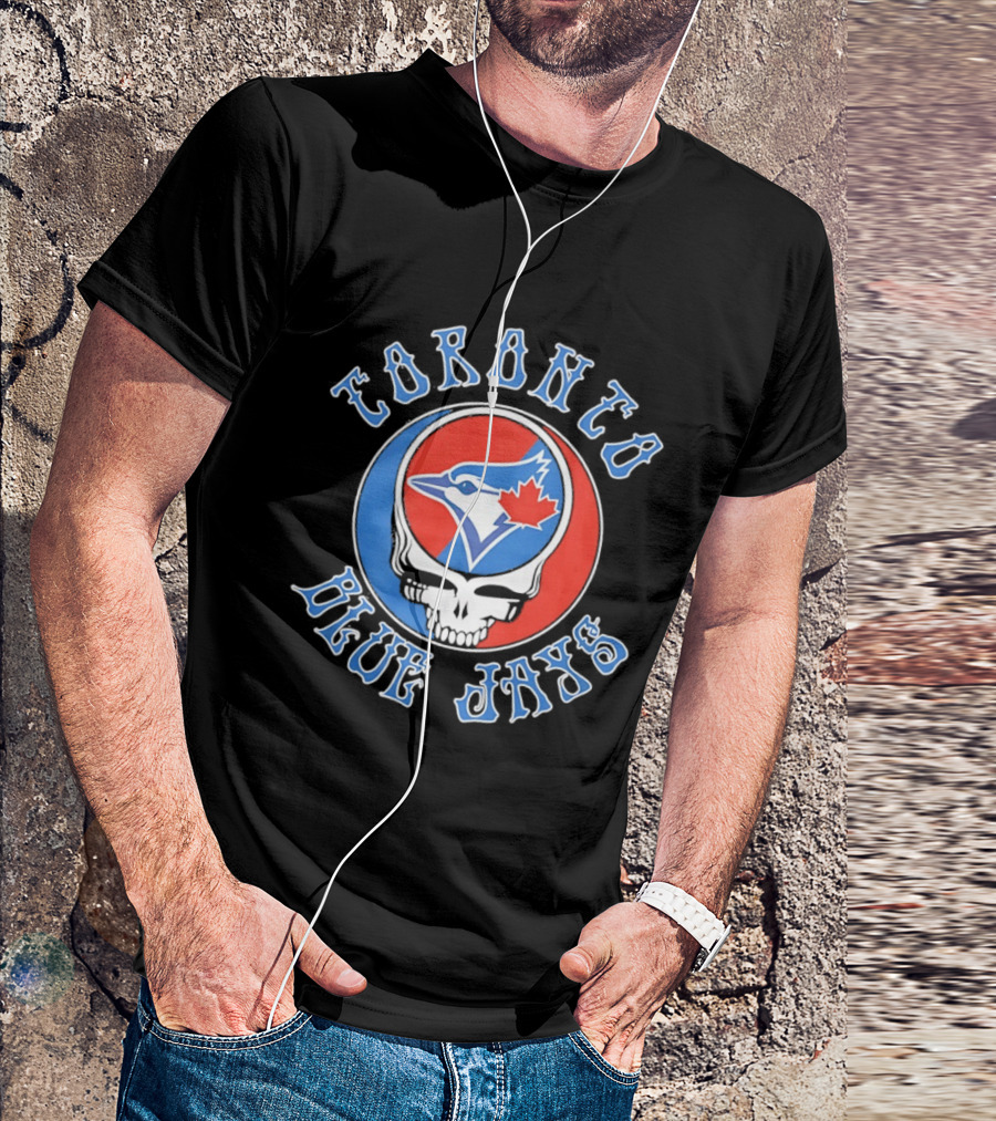 Toronto Blue Jays Grateful Dead Steal Your Face Mashup T-Shirt