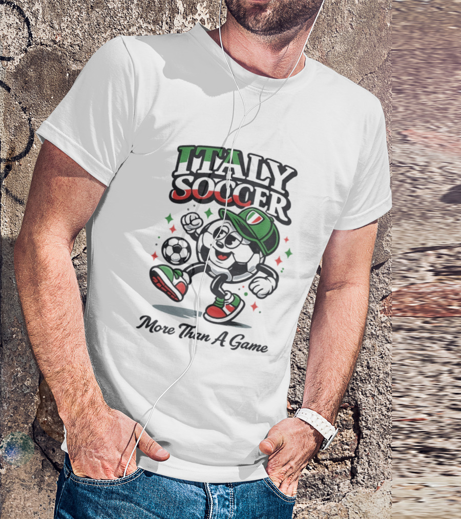 Italy Soccer More Than A Game Ball T-Shirt